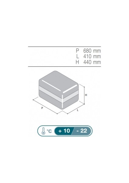 Vitrifrigo Portatif Buzdolabı-Dondurucu. Model VF35P 35 Litre