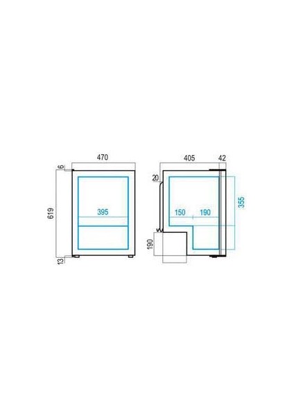 Vitrifrigo Buzdolabı. Model C60I 60 Litre