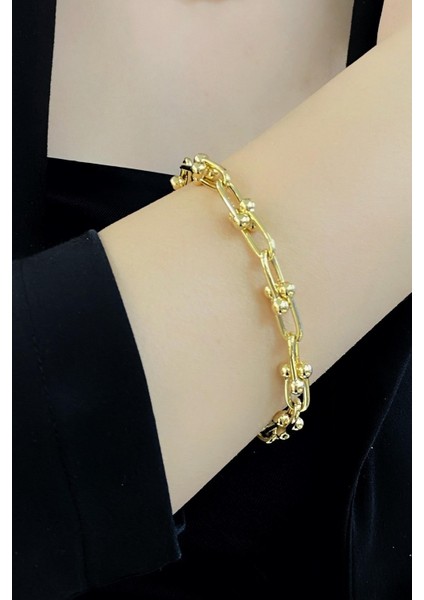 Yeni Sezon Premium Kalite Blanca Şık Tifany Gold Aksesuar Zincir Bileklik Altın Kaplama Takı Tasarım modelleri