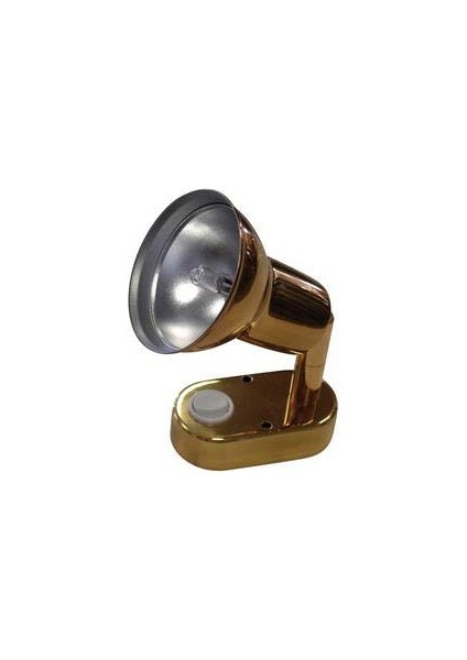 Okuma Lambası. Açma Kapama Düğmeli. 12V/10W Halojen Ampul Sarı