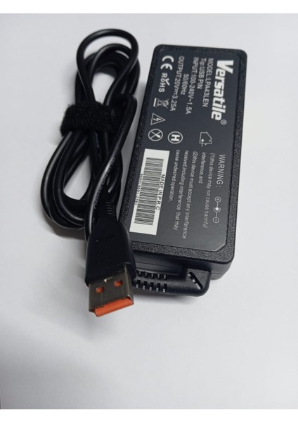 e Lenovo Yoga 3 Pin Eğik USB Uç Uyumlu Adaptör Şarj Aleti 20V 3.25A Eğik USB Uç Adaptör Şarj Aleti Lenovo Yoga 3 Pin Adaptör Eğik