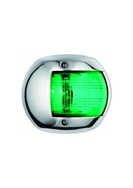 Maxi 20 Seyir Feneri Paslanmaz Çelik Gövde ve Lens Sancak Feneri 24V 25W
