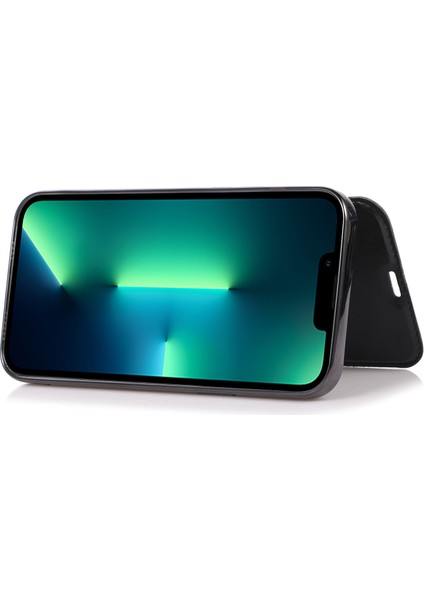 Iphone 14 Pro Telefon Kılıfı Için 6.1 Inç Pu Deri Folyo Elektrokaplatma Kılıfı Şeffaf Tpu Arka Stand Flip Kapak Kart Yuvası-Black (Yurt Dışından)