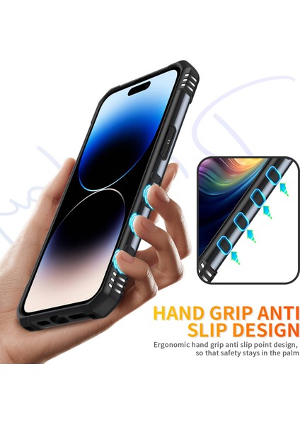 Iphone 14 Pro 14 Için Prop Telefon Kılıfı Askeri Sınıf Yüzük Araç Montaj Kickstand Case Hybrid Hard Pc Yumuşak Tpu Şok Geçirmez Koruyucu Kapak-Dark Yeşil (Yurt Dışından) modelleri