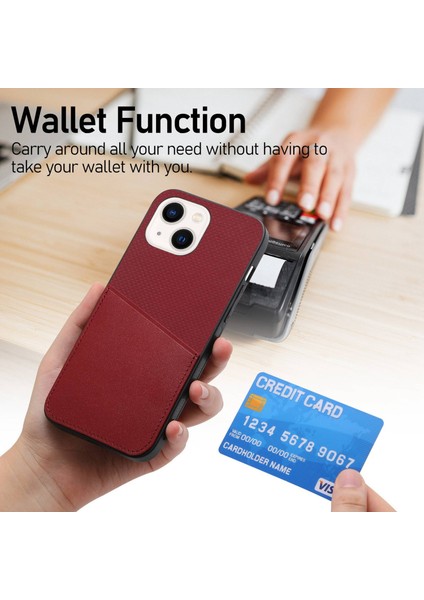 Iphone 14 Telefon Kasası Için Telefon Geri Kapağı 6.1 Inç Cowhide Deri Kaplamalı Tpu+Pc Çizik Dirençli Koruyucu Telefon Kasa-Karanlık Kırmızı (Yurt Dışından) fiyatları