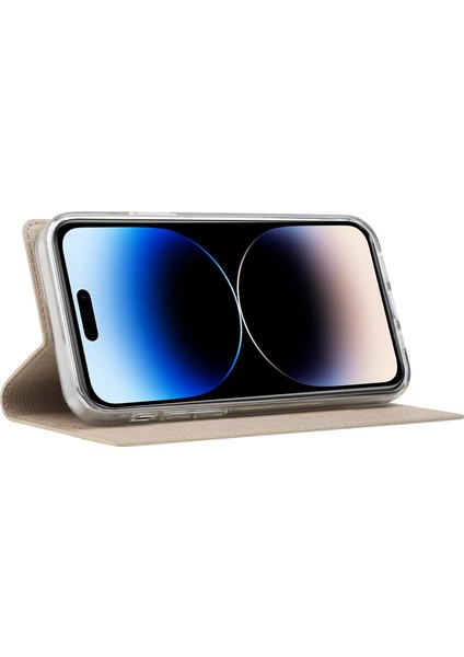 Iphone 14 Pro Pu Deri Magnetic Otomatik Ahşap Kılıf Standı Özellik Kart Yuvası Folio Kapak-Khaki Için (Yurt Dışından) fiyatları
