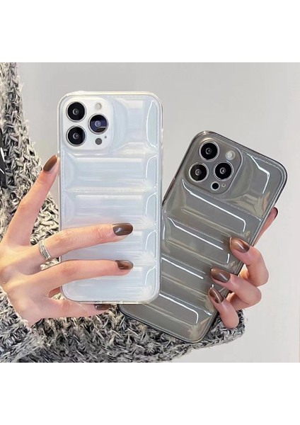 Iphone 14 Pro 14 Için Down Ceket Tasarım Telefon Kılıfı Damla Kanıtı Tpu Telefon Geri Kapak Teslimatlı (Yurt Dışından)