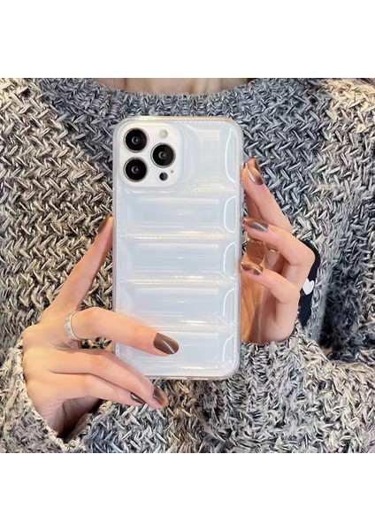 Iphone 14 Pro 14 Için Down Ceket Tasarım Telefon Kılıfı Damla Kanıtı Tpu Telefon Geri Kapak Teslimatlı (Yurt Dışından)