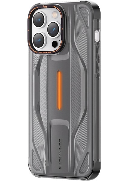 Iphone 14 Pro Super Araba Tasarım Için Telefon Kılıfı Yumuşak Tpu Çizgiye Döküm Anti Şok Emici Arka Kapak-Black (Yurt Dışından)