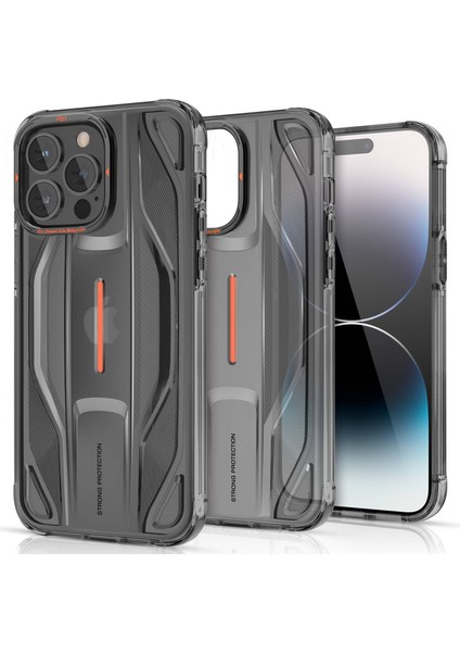 Iphone 14 Pro Super Araba Tasarım Için Telefon Kılıfı Yumuşak Tpu Çizgiye Döküm Anti Şok Emici Arka Kapak-Black (Yurt Dışından) fiyatları