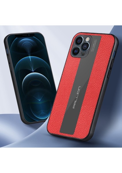 Iphone 14 Pro 6.1 Inç Orijinal Deri+Tpu Anti-Çizelge Telefon Vaka Telefon Geri Kapak Kırmızısı (Yurt Dışından) fiyatları