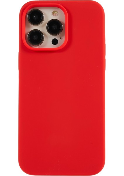 Iphone 14 Pro Yumuşak Astar Sıvı Silikon Ince Telefon Kabini ile Anti-Drop Telefon Kılıfı (Yurt Dışından)