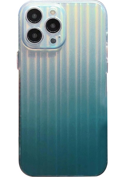 Iphone 14 Pro Lazer Imd Tasarım Mep Telefon Kapağı Bavul Şeklindeki Akrilik+Tpu Telefon Kasası Kabuk-Yeşil (Yurt Dışından)