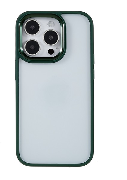 Iphone 14 Pro Telefon Kılıfı Için 6.1 Inç Arka Pc+Tpu Telefon Kapağı Metal Kamera Lens Çerçevesi Dizli Metal Düğmeleri Case-Dark Green (Yurt Dışından) fiyatları