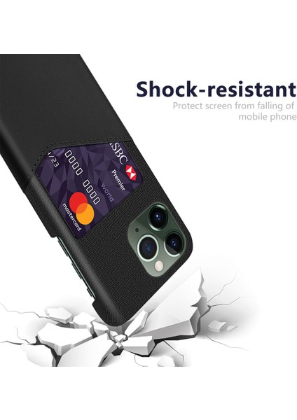 Iphone 14 Pro Flo Telefon Kasası 6.1 Inç Akıllı Telefon Kapağı Kartı Yuvası Kumaş Doku Pu Deri Kaplı Sert Pc Telefon Kılıf (Yurt Dışından) modelleri
