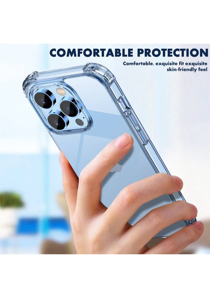 Iphone 14 Pro Telefon Kılıfı Için 6.1 Inç Şok Geçirmez Arka Kapak Karşıtı Aşamalı Sert Pc Tpu Çerçeve Koruyucu Kabuk (Yurt Dışından) fırsatları