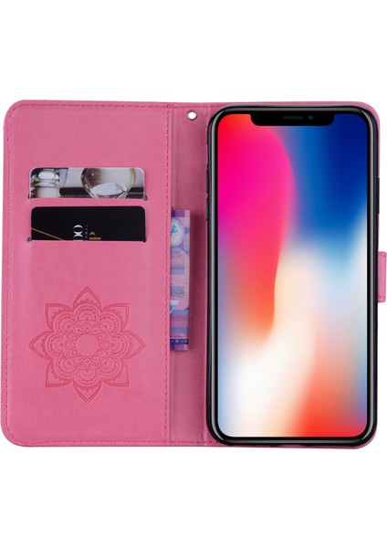 Iphone 14 Pro Telefon Kılıfı 6.1 Inç Pu Deri Baykuş Çiçek Baskılı Cüzdan Stand Kılıfı Manyetik Toka Rhinestone Dekor Telefon Kapak-Rose (Yurt Dışından) fiyatları