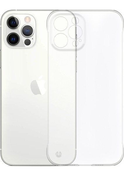 Iphone 14 Pro Telefon Kılıfı Için 6.1 Inç Şeffaf Isı Disipasyonu Kıvrık Anti-Kırpma Sert Pc Parlak Kesin Kesim Arka Kapak (Yurt Dışından)