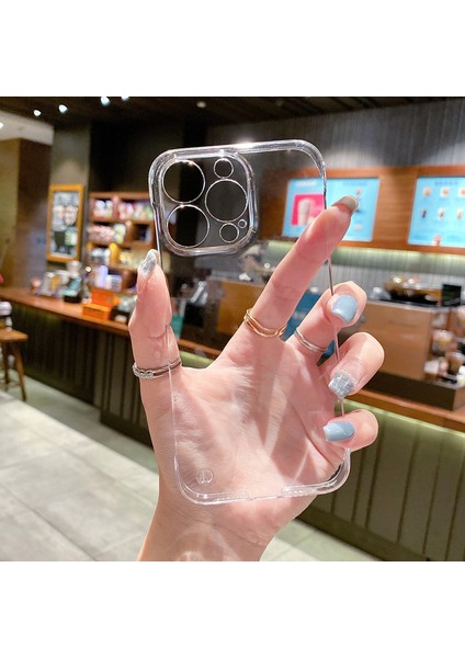 Iphone 14 Pro Telefon Kılıfı Için 6.1 Inç Şeffaf Isı Disipasyonu Kıvrık Anti-Kırpma Sert Pc Parlak Kesin Kesim Arka Kapak (Yurt Dışından) modelleri