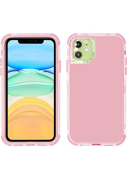 Iphone 14 Pro 6.1 Inç Pc+Tpu Söndürülebilir Koruyucu Kılıf Etkisine Dayanıklı Telefon Kapak Pembe (Yurt Dışından)
