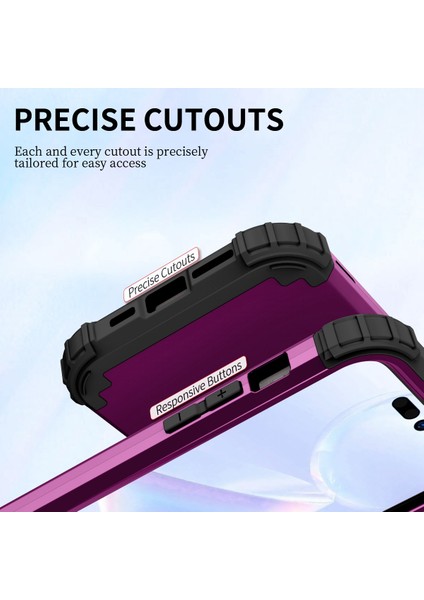 Iphone 14 Pro Telefon Kılıfı Için 6.1 Inç 3'ü 1 Arada Silikon+Pc Hibrid Kapak Tıkan Köşeler Tasarlama Cep Telefonu Geri Kılıf Vaka-Doğru (Yurt Dışından) fiyatları