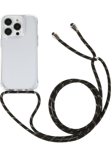 Iphone 14 Pro Tpu+Akrilik Koruyucu Telefon Kapağı, Kradard-Black/gold ile (Yurt Dışından)