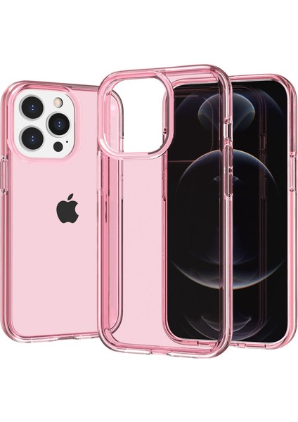 Pc+Tpu Hibrid Telefon Kılıfı Iphone 14 Pro 6.1 Inç Şok Geçirmez Kristal Berraklığında Koruyucu Kapak Pembe (Yurt Dışından) fırsatları