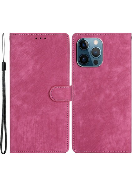 Iphone 14 Pro Sold Renkli Cilt Touch Pu Deri Deri Cüzdan Kabuğu Anti Drop Standı Telefon Kılıfı (Yurt Dışından)