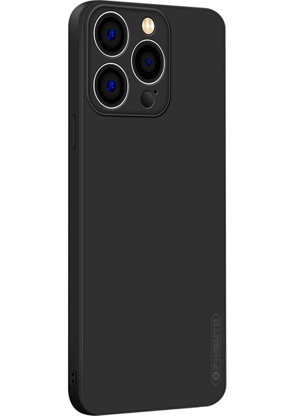 Iphone 14 Pro Telefon Kılıfı 6.1 Inç Yumuşak Tpu Kılıf Fiber Akın Astar Hassas Kesim Kamera Koruma Telefon Kapak Black (Yurt Dışından)