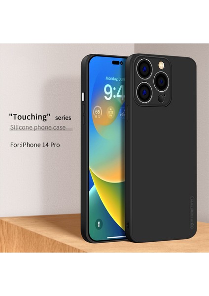 Iphone 14 Pro Telefon Kılıfı 6.1 Inç Yumuşak Tpu Kılıf Fiber Akın Astar Hassas Kesim Kamera Koruma Telefon Kapak Black (Yurt Dışından) modelleri