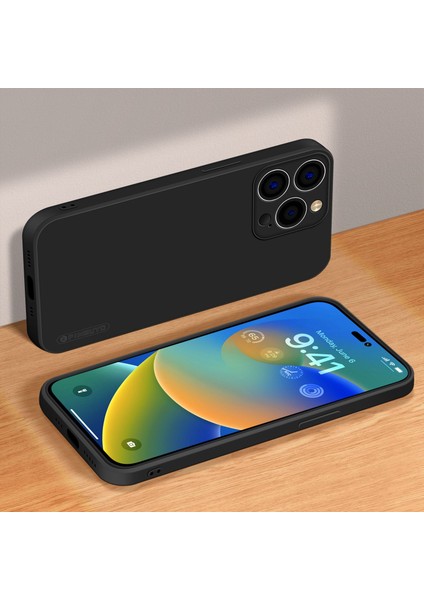 Iphone 14 Pro Telefon Kılıfı 6.1 Inç Yumuşak Tpu Kılıf Fiber Akın Astar Hassas Kesim Kamera Koruma Telefon Kapak Black (Yurt Dışından) fırsatları