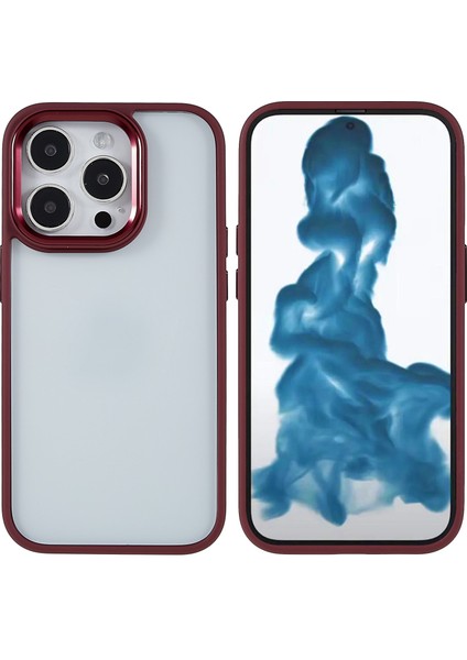 Iphone 14 Pro Telefon Kılıfı Için 6.1 Inç Arka Pc+Tpu Telefon Kapağı Metal Kamera Lens Çerçevesi Dizli Metal Düğmeleri Kılıf Döküm (Yurt Dışından)