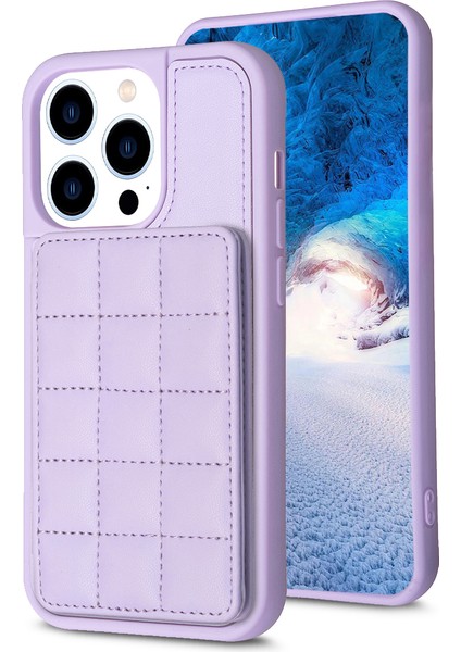Iphone 14 Pro Pu Deri Kaplamalı Tpu Kickstand Kapak-Mor Için Kart Sahibi Telefon Kasası (Yurt Dışından) fiyatları