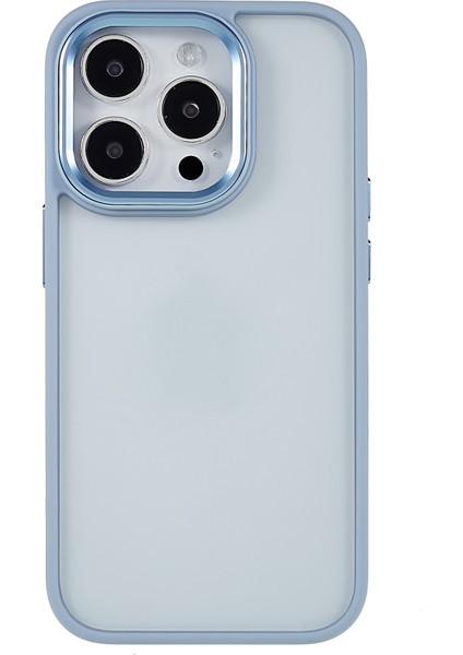 Iphone 14 Pro Telefon Kılıfı Için 6.1 Inç Arka Pc+Tpu Telefon Kapağı Metal Kamera Lens Çerçevesi Anti-Dirt Metal Düğmeleri Vaka Işık Mavi (Yurt Dışından) fiyatları