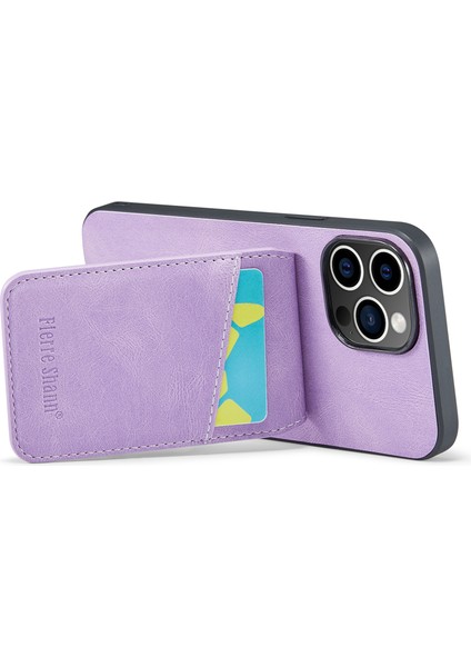Iphone 14 Pro Fone Cover Crazy Horse Dokusu Kickstand Pu Deri+Tpu Kılıfı Kart Yuvası Ile (Yurt Dışından) fırsatları