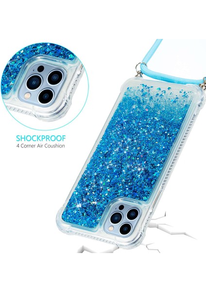 Iphone 14 Pro Telefon Kılıfı 6.1 Inç Bling Glitter Sıvı Kılıf Yüzen Hızlı ve Şok Geçirmez Yumuşak Tpu Telefon Örtü (Yurt Dışından) fiyatları