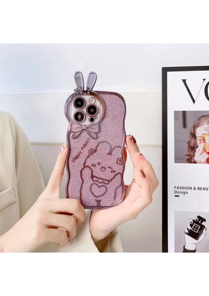 Iphone 14 Pro Telefon Kılıfı Tavşan Tasarımı Elektrapan Plotter Anti-Drop Yumuşak Tpu Cep Telefonu Kaplumbağası Sarı (Yurt Dışından)