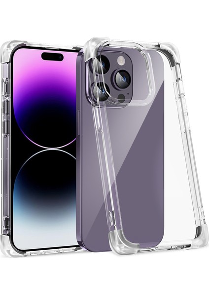 Tpu+Akrilik Ince Kılıf Iphone 14 Pro Dört Köşe Mat Kılıf Anti-Drop Telefon Kapak Teslimat (Yurt Dışından)