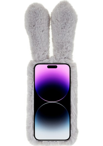 Iphone 14 Pro Telefon Kılıfı Için Sevimli 3D Tavşan Kulaklar Kırıcı Kış Sıcak Kılıf Anti-Fall Tpu Koruyucu Telefon Kapağı Glitter Rhinestone Bowknot-Işık Gri (Yurt Dışından) fiyatları
