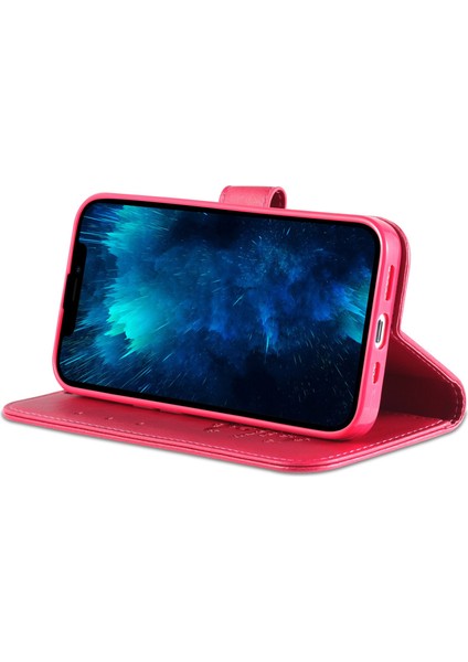 Iphone 14 Pro Telefon Kılıfı Için Flip Cüzdan Kılıfı 6.1 Inç Şok Geçirmez Pu Deri Manyetik Kapatma Tam Koruma Telefon Kapağı Stand-Red'i Görüntüleme (Yurt Dışından) modelleri