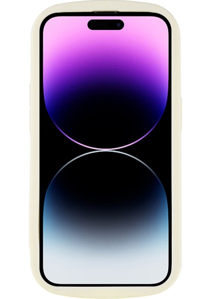 Iphone 14 Pro Yumuşak Tpu Kılıfı Zincir Bileklik Mat Anti Drop Koruyucu Telefon Kapak Grey/beyaz (Yurt Dışından)