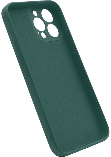 Iphone 14 Pro Telefon Kılıfı Için Sıvı Silikon Anti-Fingerprint Hassas Kesim Düz Kenar Cep Telefonu Kapak Mavisi (Yurt Dışından)