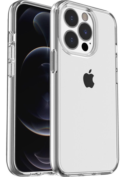 Iphone 14 Pro Telefon Kılıfı Pc+Tpu Hybrid 6.1 Inç Şok Geçirmez Kristal Berraklığında Koruyucu Kapak-Şeffaf (Yurt Dışından)