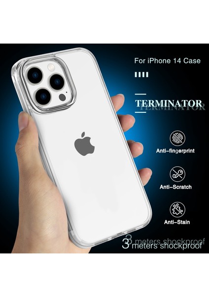 Iphone 14 Pro Telefon Kılıfı Pc+Tpu Hybrid 6.1 Inç Şok Geçirmez Kristal Berraklığında Koruyucu Kapak-Şeffaf (Yurt Dışından) fiyatları
