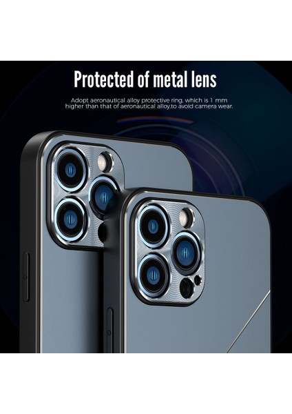 Iphone 14 Pro Telefon Kılıfı Için Üç Line Tasarım Alüminyum Alaşımlı Ultra Ince Telefon Kabuğu+Tpu Koruyucu Arka Kapak Morası (Yurt Dışından) fiyatları