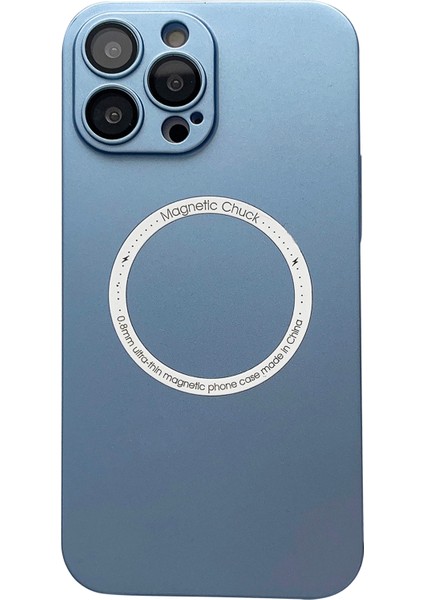 Iphone 14 Pro Slim Telefon Örtüsü Için Lens Koruyucu Mavisi ile 0.8mm Ka Şok Geçirmez Pc Kılıf (Yurt Dışından)
