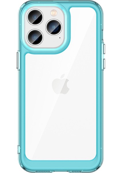 Iphone 14 Pro Telefon Kılıfı Tpu+Akrilik Clear 6.1 Inç Şık Anti-Drop Önleme Önleyici Cep Telefonu Arka Kapak Mavisi (Yurt Dışından)