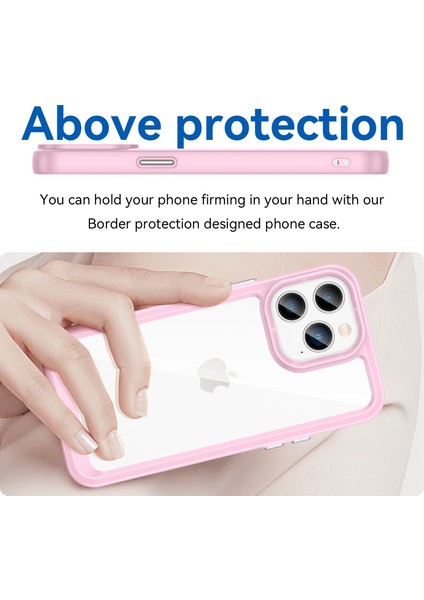 Iphone 14 Pro Telefon Kılıfı Tpu+Akrilik Clear 6.1 Inç Şık Anti-Drop Önleme Önleyici Cep Telefonu Arka Kapak Mavisi (Yurt Dışından) fırsatları