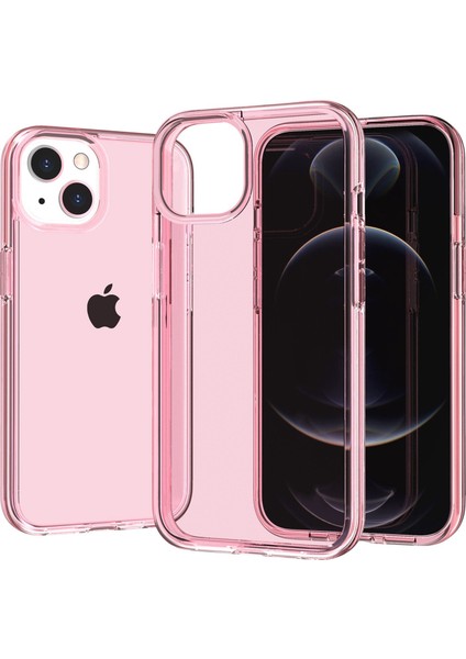 Iphone 14 Pro 6.1 Inç Hassas Kesim Için Tpu+Pc Anti-Çizelge Anti-Çizelge Kılıf Anti-Drop Geri Kapak Pembe (Yurt Dışından)