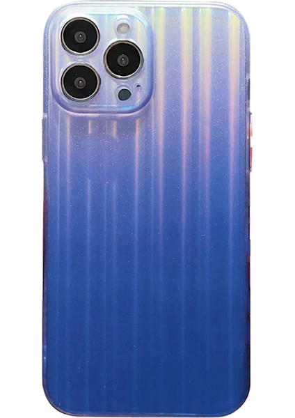 Iphone 14 Pro Lazer Imd Tasarım Mep Telefon Kapağı Bavul Şeklindeki Akrilik+Tpu Telefon Kasası Kabuk-Mavi (Yurt Dışından)